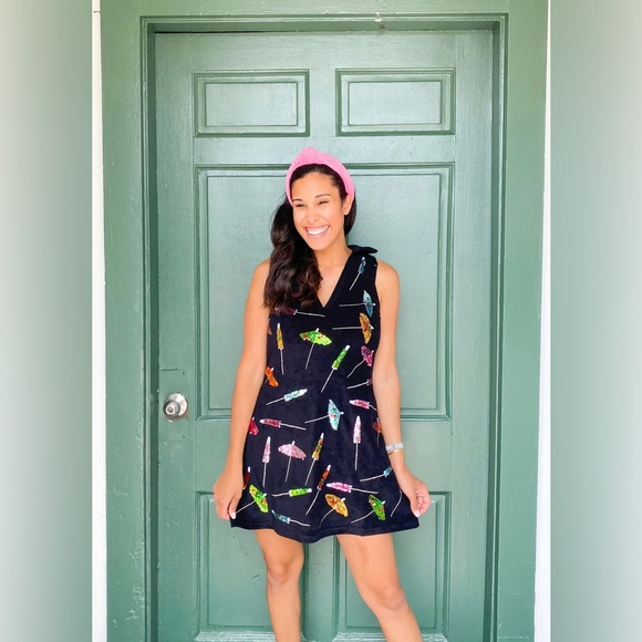 NWT Queen of Sparkles Terry Cocktail Umbrella Dress - Picture 2 of 6